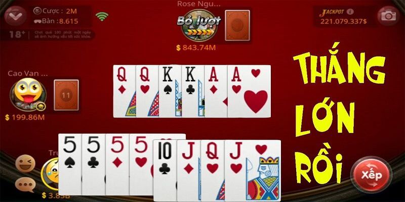 Liêng lọt top các loại bài được yêu thích